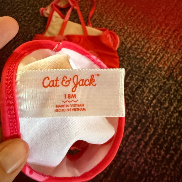 Cat and Jack strawberry bikini - Picture 3 of 3